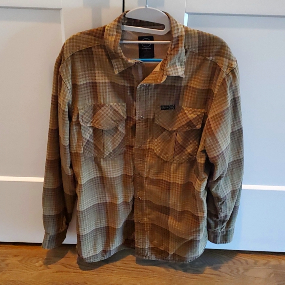 Wrangler All Terrain Gear Thermal Lined Flannel Shirt